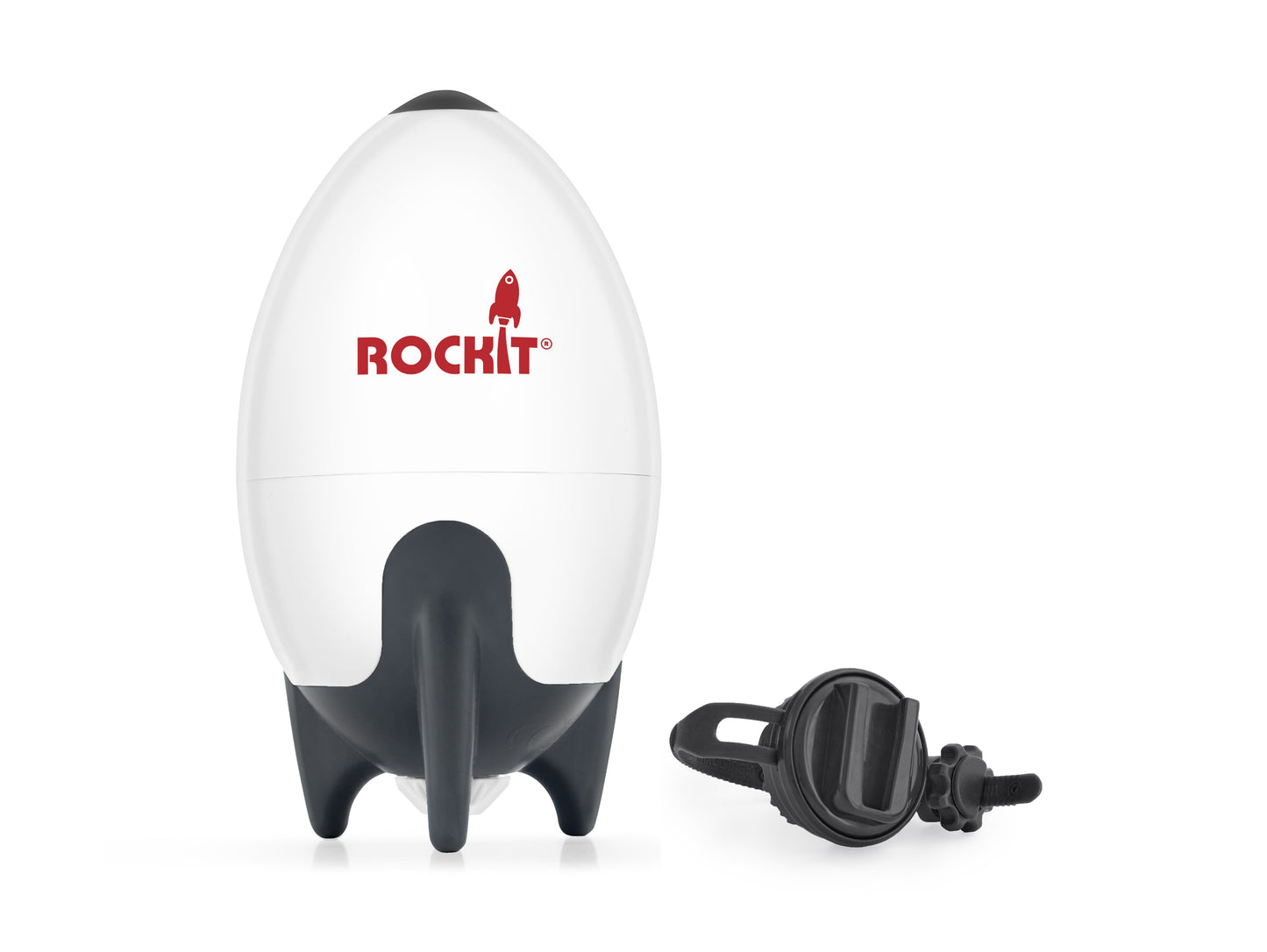 Rockit Award-Winning Portable Baby Pram Rocker (Rechargeable Version) White Age- Newborn & Above