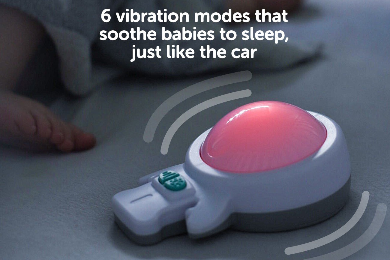 Rockit Zed Award-Winning Vibration Sleep Soother and Night Light White White Age- Newborn & Above