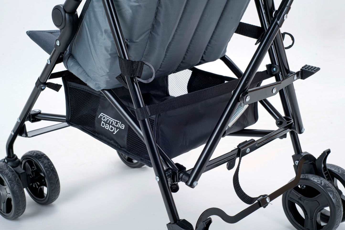 Formula One PowerGlyde Plus Lightweight Travel Umbrella Stroller Grey/Blue Age- 6 Months & Above (Holds upto 23 Kg)