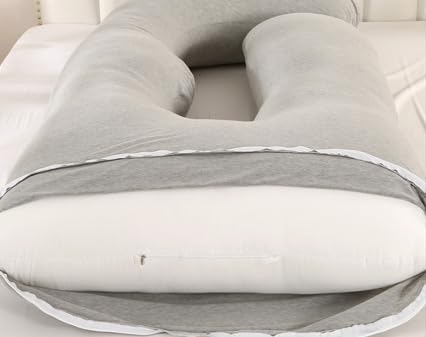 Pibi 60-Inch U-shaped Nursing Pregnancy Pillow for Momz