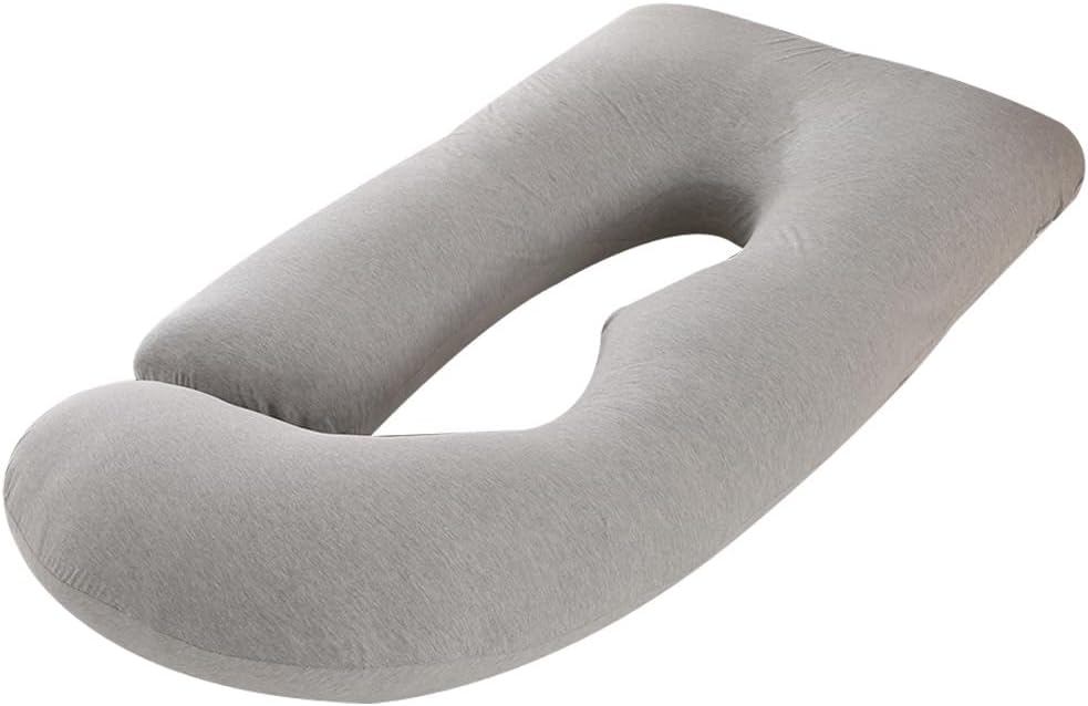 Pibi 60-Inch U-shaped Nursing Pregnancy Pillow for Momz